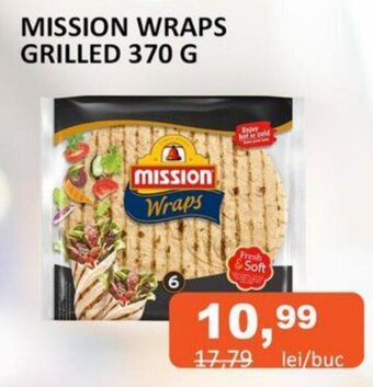 Unicarm MISSION WRAPS GRILLED 370 G Ofertă
