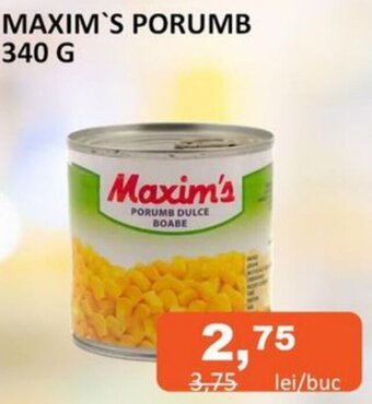 Unicarm MAXIM'S PORUMB 340 G Ofertă