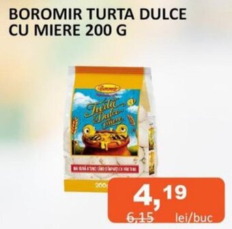 Unicarm BOROMIR TURTA DULCE CU MIERE 200 G Ofertă