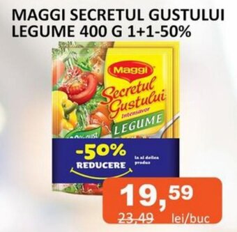 Unicarm MAGGI SECRETUL GUSTULUI LEGUME 400 G 1+1-50% Ofertă