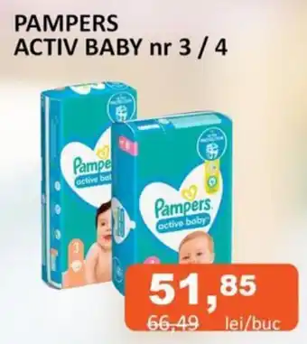 Unicarm PAMPERS ACTIV BABY nr 3/4 Ofertă