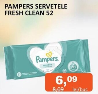Unicarm PAMPERS SERVETELE FRESH CLEAN 52 Ofertă