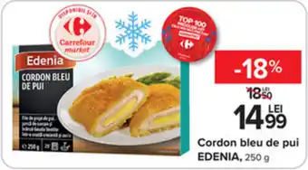 Carrefour Cordon bleu de pui EDENIA, 250 g Ofertă