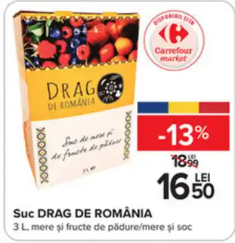 Carrefour Suc DRAG DE ROMÂNIA 3 L Ofertă