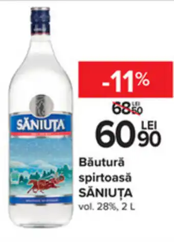 Carrefour Băutură spirtoasă SĂNIUTA vol. 28%, 2 L Ofertă