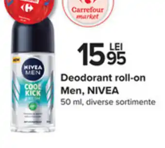 Carrefour NIVEA Deodorant roll-on men 50 ml Ofertă
