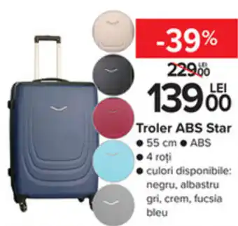 Carrefour Troler ABS Star 55 cm Ofertă