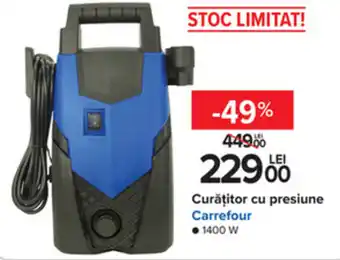 Carrefour Curăţitor cu presiune Carrefour 1400w Ofertă