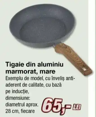 Kik Tigaie din aluminiu marmorat, mare 28 cm Ofertă