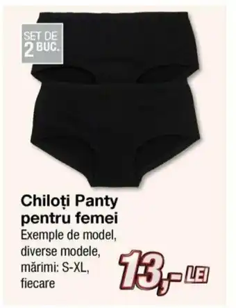 Chiloti Panty pentru femei 2 BUC.