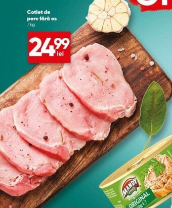 PROFI Cotlet de porc fără os 1kg Ofertă
