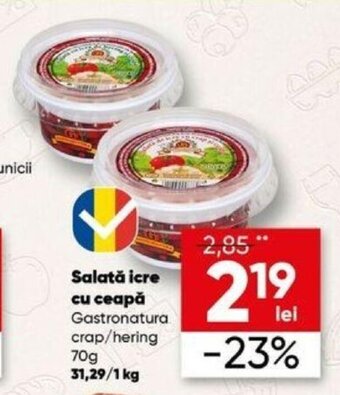PROFI Salată icre cu ceapă Gastronatura crap/hering 70g Ofertă