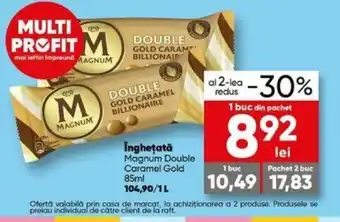 PROFI Îngheţată Magnum Double Caramel GolIngheţată Magnum Double Ofertă