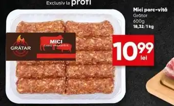 PROFI Grătar Mici porc-vită 600g Ofertă