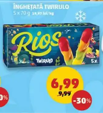 Penny Rios ÎNGHETATĂ TWIRULO 5x70 g Ofertă