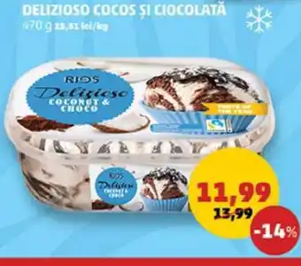 Penny DELIZIOSO COCOS ȘI CIOCOLATĂ 470 g Ofertă