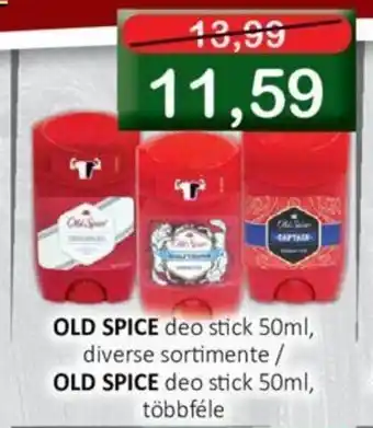 CBA OLD SPICE deo stick 50ml, diverse sortimente / OLD SPICE deo stick 50ml, többféle Ofertă
