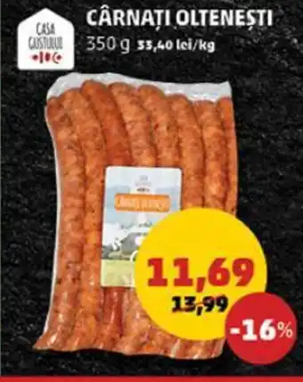 Penny CÂRNAȚI OLTENEȘTI CUSTURUL 350 g Ofertă