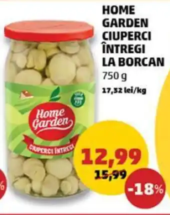 Penny HOME GARDEN CIUPERCI ÎNTREGI LA BORCAN 750 GARDEN Ofertă