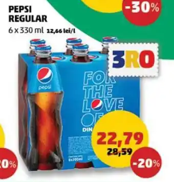 Penny PEPSI REGULAR 6x330 ml Ofertă