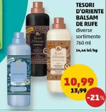 Penny TESORI D'ORIENTE BALSAM DE RUFE diverse sortimente 760ML Ofertă
