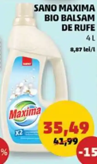 SANO MAXIMA BIO BALSAM DE RUFE 4L