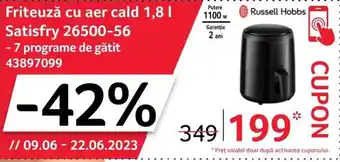 Selgros Friteuză cu aer cald 1,8 l Satisfry 26500-56 1100W Ofertă