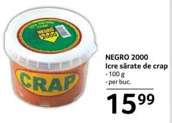 Selgros NEGRO 2000 Icre sărate de crap - 100 g Ofertă