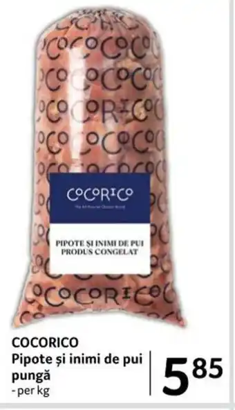 Selgros COCORICO Pipote şi inimi de pui pungă 1 kg Ofertă
