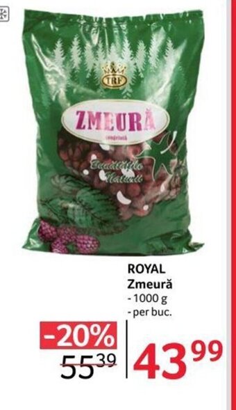 Selgros ROYAL Zmeură 1000 g Ofertă