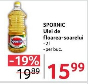 Selgros SPORNIC Ulei de floarea-soarelui 2l Ofertă
