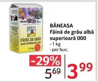 Selgros BĂNEASA Făină de grâu albă superioară 000 1 kg Ofertă