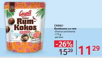 Selgros CASALI Bomboane cu rom 175 g Ofertă