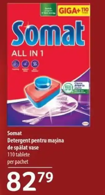 Selgros Somat Detergent pentru maşina de spălat vase 110 tablete per pachet Ofertă