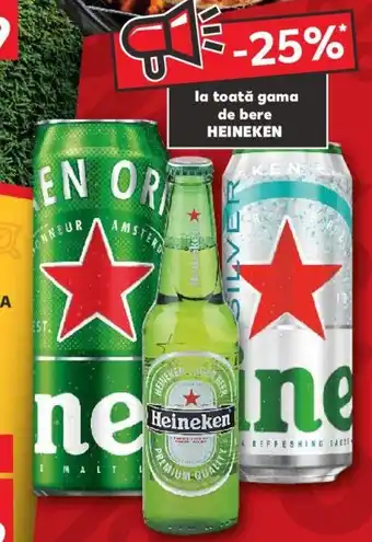 Kaufland Heineken la toată gama de bere HEINEKEN Ofertă
