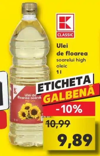 Kaufland CLASSIC Ulei de floarea 1l