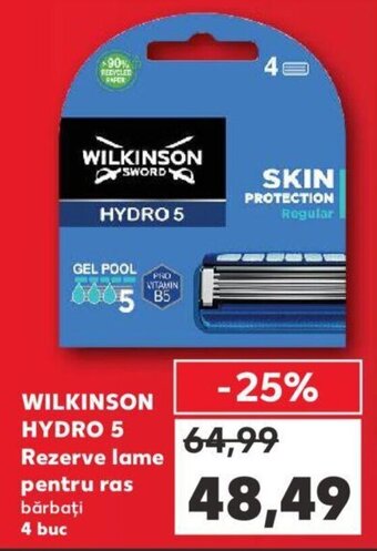 Kaufland WILKINSON HYDRO 5 Rezerve lame pentru ras bărbaţi 4 buc Ofertă