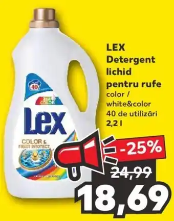 Kaufland LEX Detergent lichid pentru rufe color / white&color 40 de utilizări 2.2l Ofertă