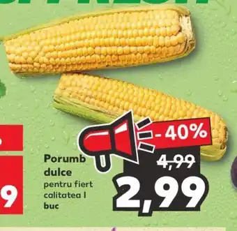 Porumb dulce pentru fiert calitatea I 1 buc