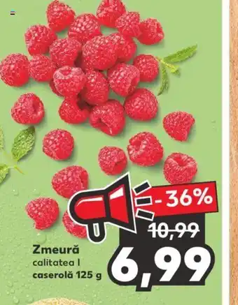 Kaufland Zmeură calitatea I caserolă 125 g Ofertă