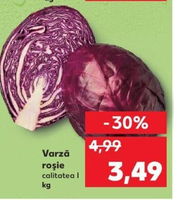Kaufland Varză roşie calitatea l 1 kg Ofertă