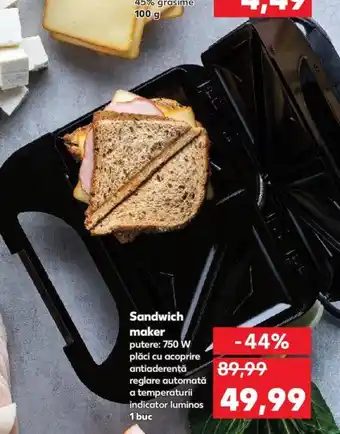 Sandwich maker putere: 750 W