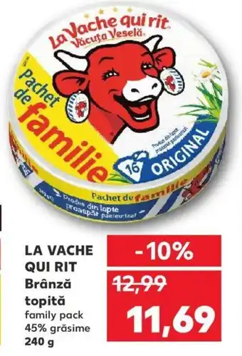Kaufland La Vache qui rit Brânză topită family pack 45% grăsime 240 g Ofertă