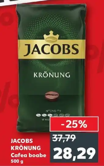 Kaufland JACOBS KRÖNUNG Cafea boabe 500 g Ofertă