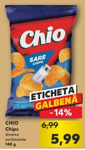 Kaufland CHIO Chips diverse sortimente 140 g Ofertă