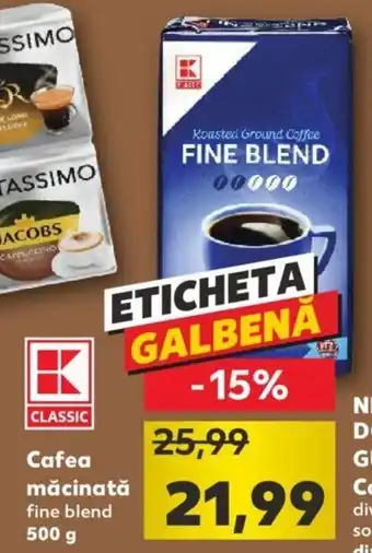 Kaufland CLASSIC Cafea măcinată fine blend 500 g