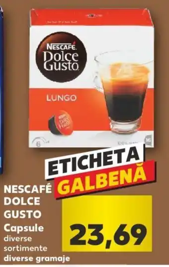 Kaufland NESCAFÉ DOLCE GUSTO Capsule diverse sortimente diverse gramaje Ofertă
