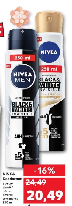 Kaufland NIVEA Deodorant spray 250ml Ofertă