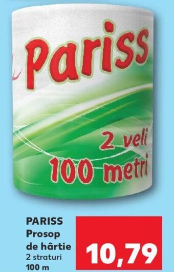 Kaufland PARISS Prosop de hârtie 2 straturi 100 m Ofertă