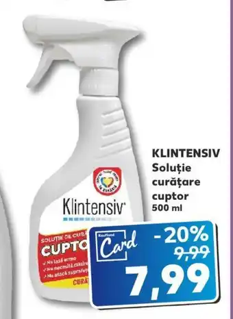 Kaufland KLINTENSIV Soluţie curățare cuptor 500 ml Ofertă